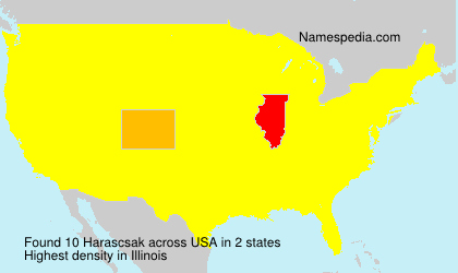 Surname Harascsak in USA