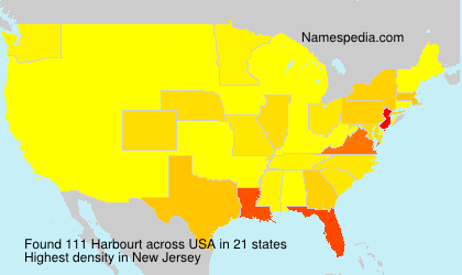 Surname Harbourt in USA