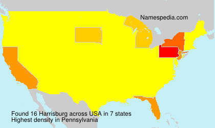 Surname Harrisburg in USA