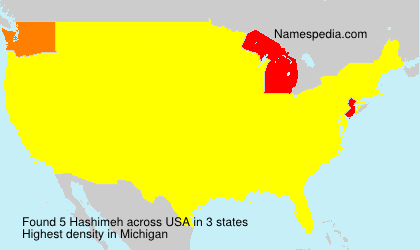Surname Hashimeh in USA