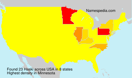 Surname Haski in USA