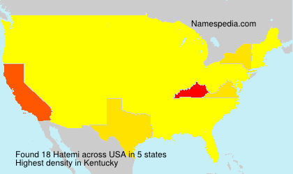 Surname Hatemi in USA