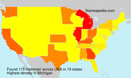 Surname Hattemer in USA