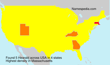 Surname Hearald in USA