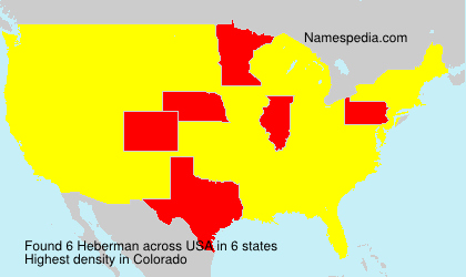 Surname Heberman in USA