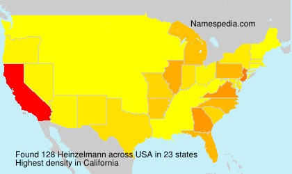 Surname Heinzelmann in USA