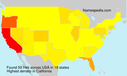 Surname Heli in USA