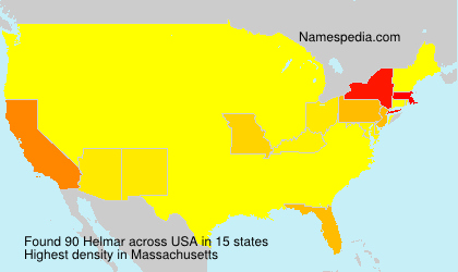 Surname Helmar in USA