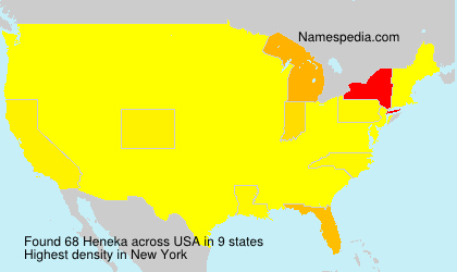 Surname Heneka in USA