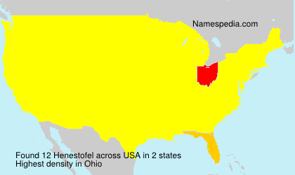 Surname Henestofel in USA