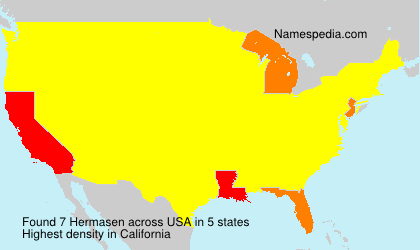 Surname Hermasen in USA