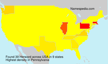 Surname Herward in USA