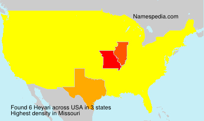 Surname Heyari in USA