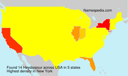 Surname Heydarpour in USA