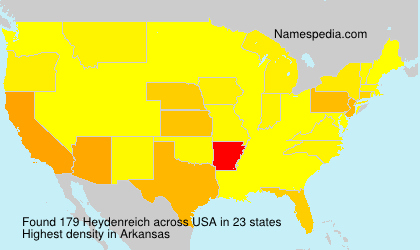 Surname Heydenreich in USA