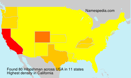 Surname Hibpshman in USA