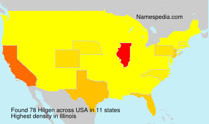Surname Hilgen in USA