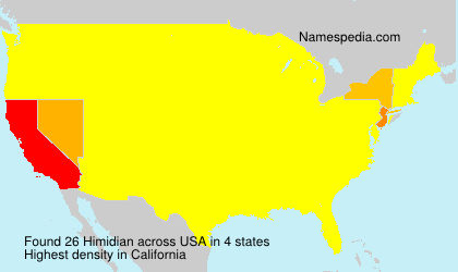 Surname Himidian in USA