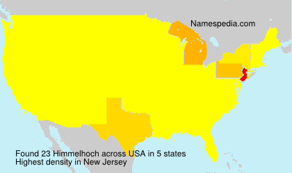 Surname Himmelhoch in USA