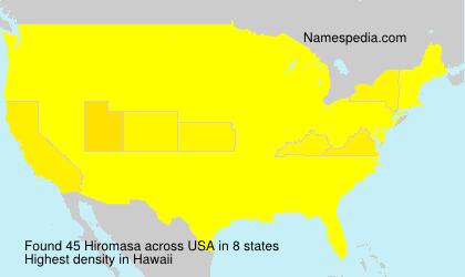 Surname Hiromasa in USA