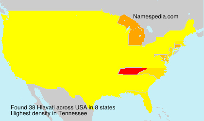 Surname Hlavati in USA
