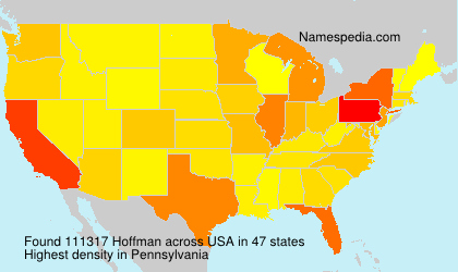 Surname Hoffman in USA