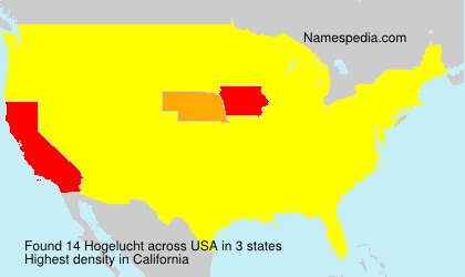 Surname Hogelucht in USA