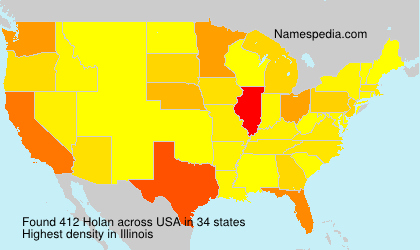 Surname Holan in USA