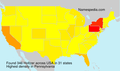 Surname Holtzer in USA