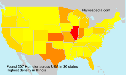 Surname Homeier in USA