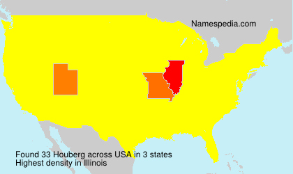 Surname Houberg in USA