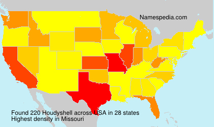 Surname Houdyshell in USA