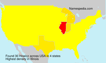 Surname Howicz in USA