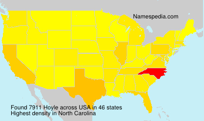Surname Hoyle in USA
