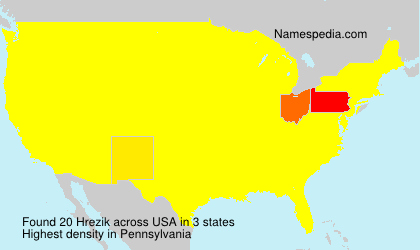 Surname Hrezik in USA