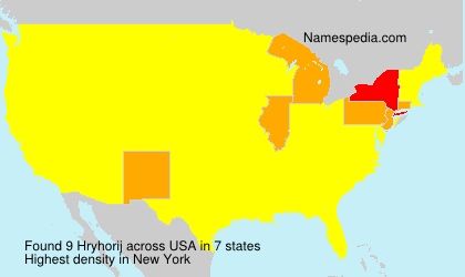 Surname Hryhorij in USA