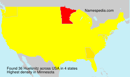 Surname Huelsnitz in USA