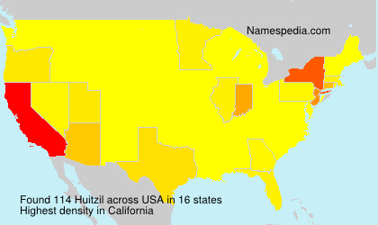 Surname Huitzil in USA