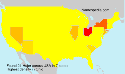 Surname Hujer in USA