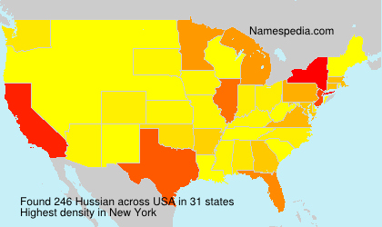 Surname Hussian in USA