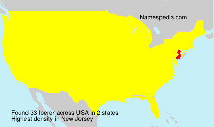 Surname Iberer in USA