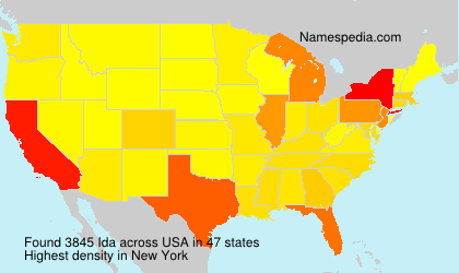 Surname Ida in USA