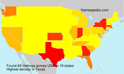 Surname Idahosa in USA