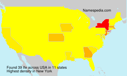 Surname Ife in USA