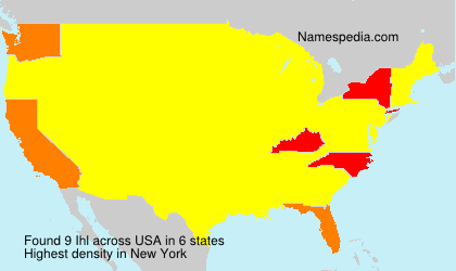 Surname Ihl in USA
