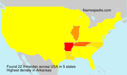 Surname Ihmeidan in USA