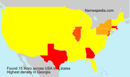 Surname Ikoro in USA