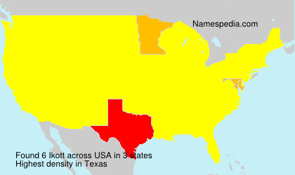 Surname Ikott in USA