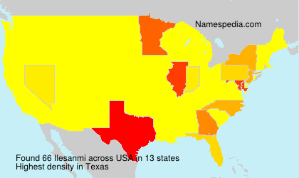 Surname Ilesanmi in USA