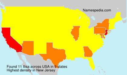 Surname Ilisa in USA